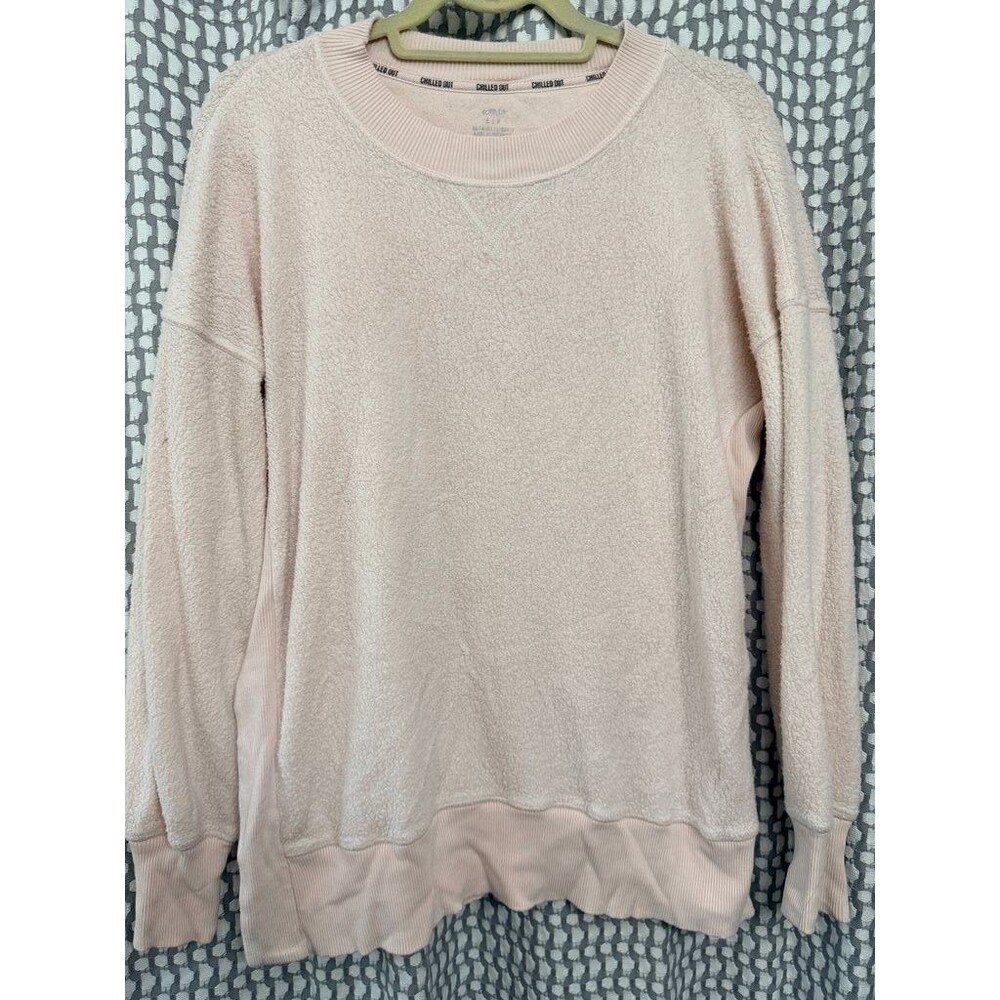 Chilled Out Pink Fleece Sweatshirt